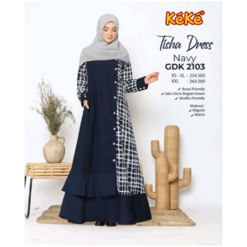 KEKE TISHA DRESS GDK 2103