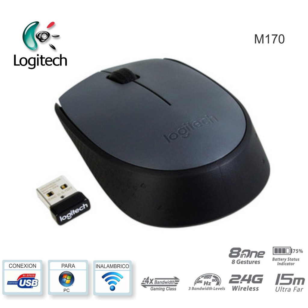 MOUSE WIRELESS ORIGINAL LOGITECH M170