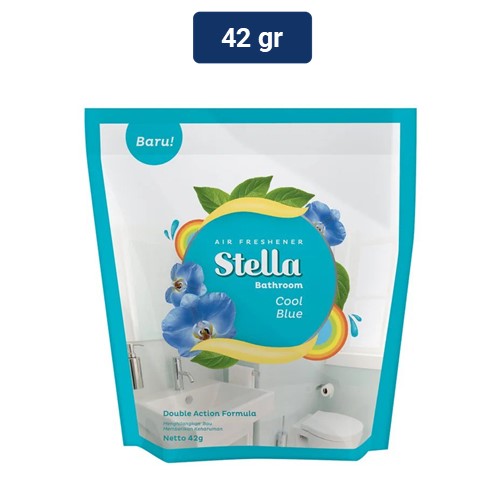 Stella Bathroom Pengharum Ruangan Cool Blue 42 gr