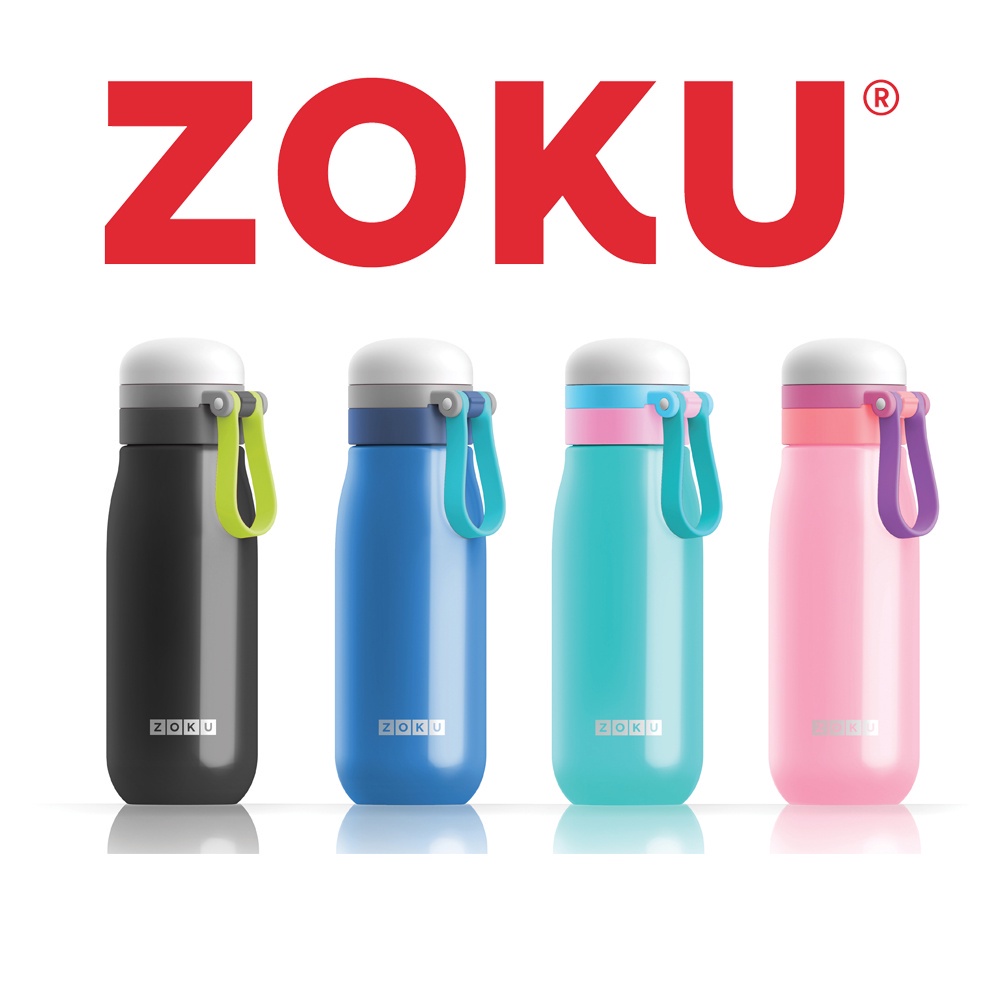 Zoku Ultralight Stainless Steel Bottle 500ml - Termos Botol minum sekolah / anti tumpah / leakproof / pearalatan makan bekal sekolah / bekal sekolah / anti karat / ringan dibawa / alat makan  vacuum flask