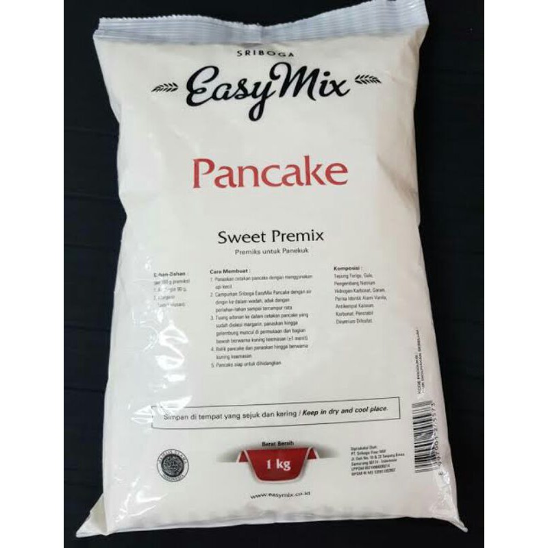 

Tepung Easy Mix Sriboga Pancake 1 Kg