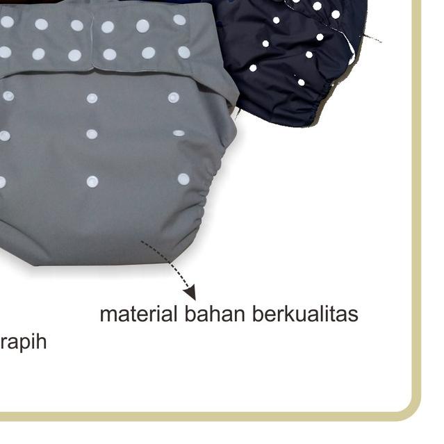 ➢ Popok Kain Lansia / Popok Kain Dewasa / Clodi Cuci Ulang 2 insert ♕