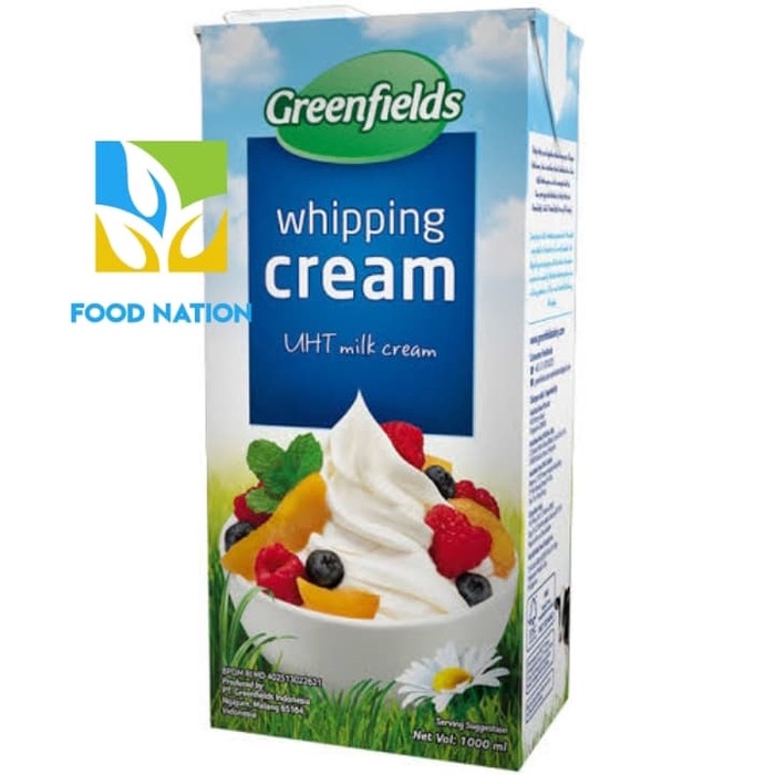 

Krim- Greenfields Whipping Cream 1Lt -Krim.