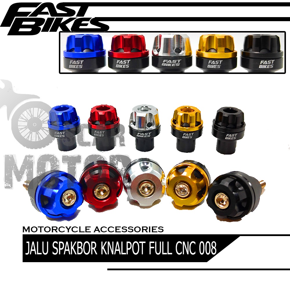 Monel Jalu Knalpot CNC Model BINTANG Universal Bisa Ke Spakbor Body Knalpot Motor Nmax PCX Vixion motor