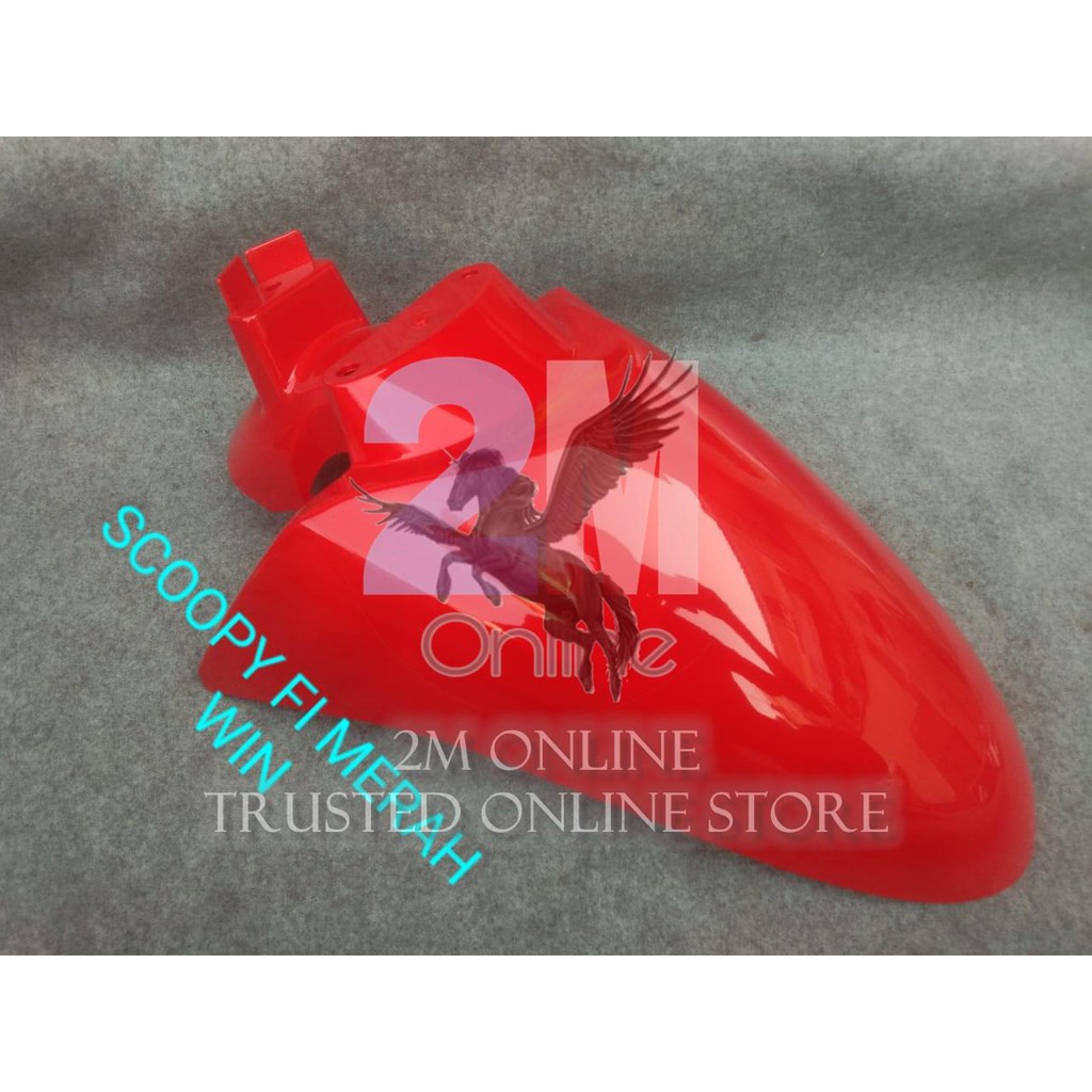 2m SPAKBOR DEPAN SCOOPY FI MERAH MERK WIN 61100-K16-A00