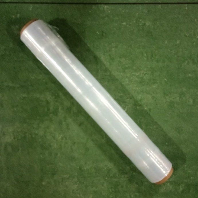 Plastik Bungkus Plastic Wrap Stretch Film Lebar 50cm x 150m Panjang Bening Transparan Hitam