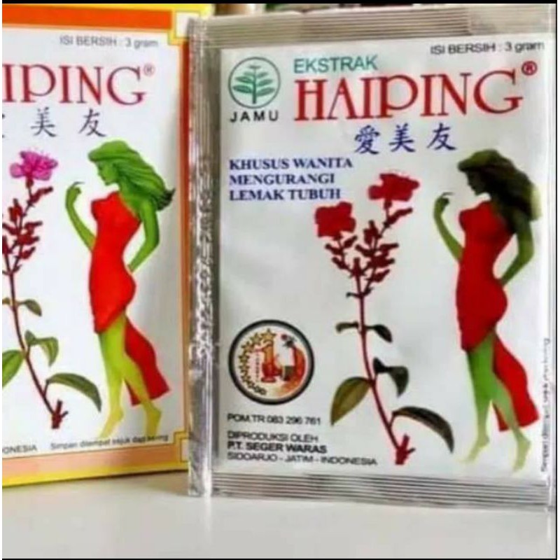 haiping jamu pelangsing dan peluntur lemak