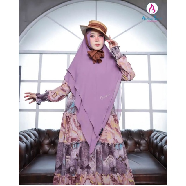 GAMIS BARAYA SYARI TERBARU MOTIF SUSUN CANTIK DAN MEWAH