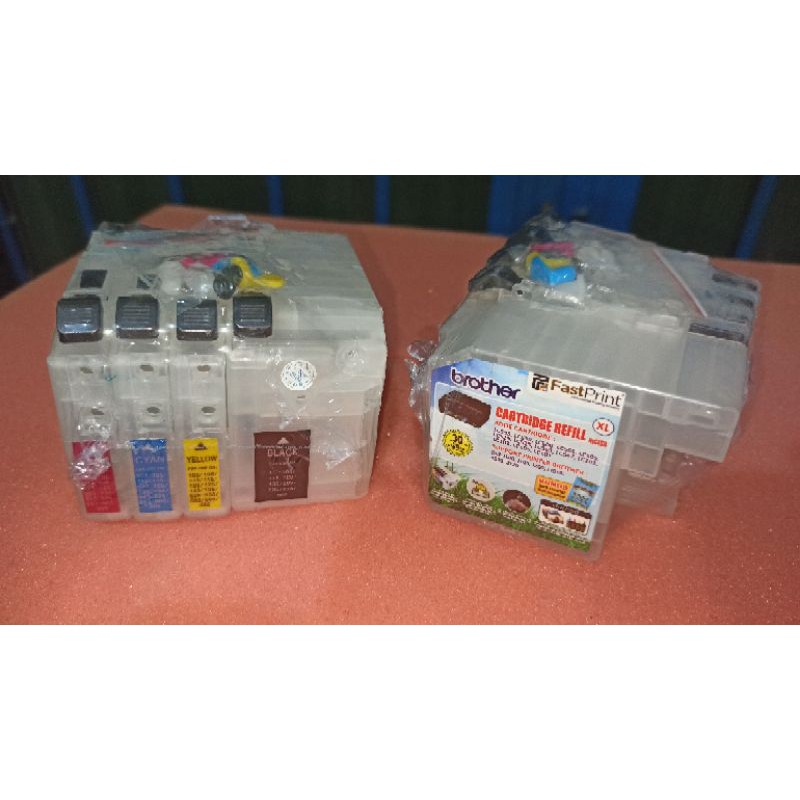 Ciss / Cartridge Refillable MCISS XL Size Brother DCP J100 J105 MFC J200 J2510 J3520 J3720 (kosongan