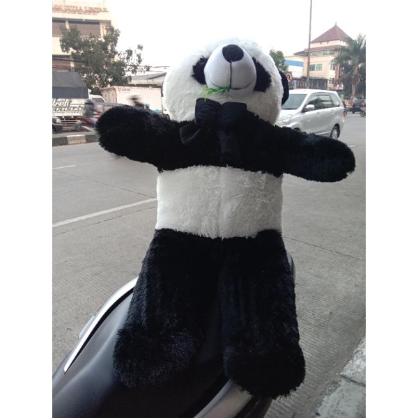 boneka panda Hitam putih besar