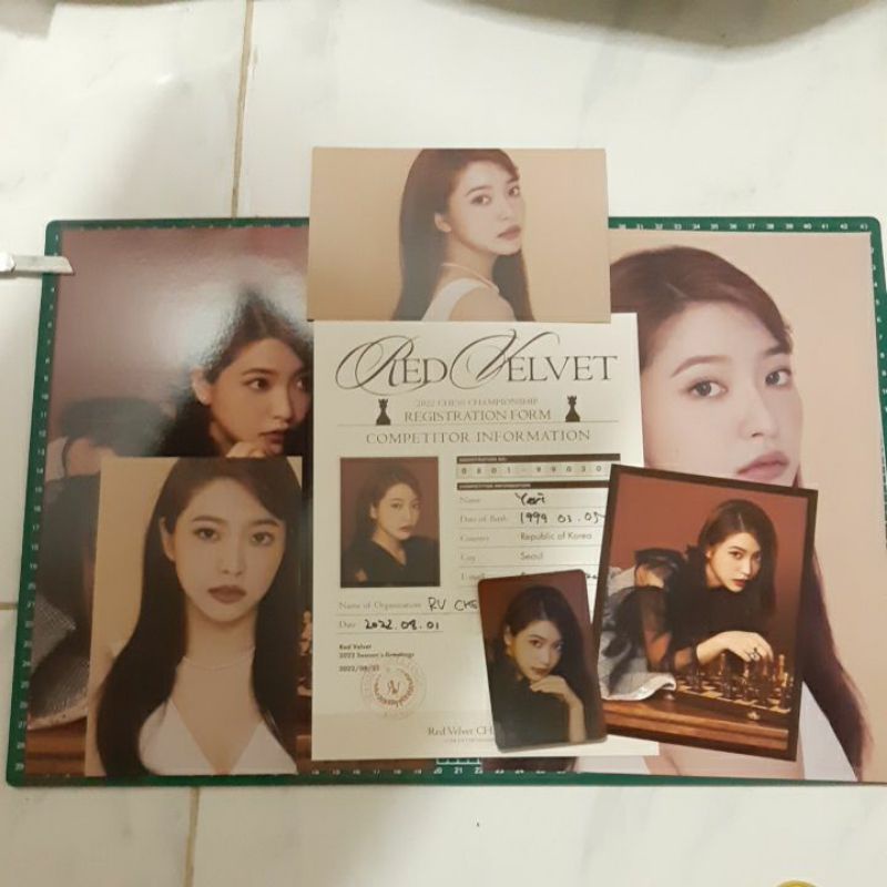[ POB ALADIN ] SEASONS GREETING SG 2022 SG22 YERI RED VELVET BENEFIT PC ALADIN