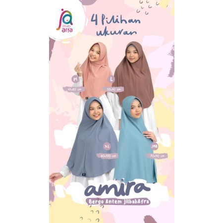 [COD bisa] KHUSUS WARNA NETRAL M L XL J AMIRA Jilbab Bergo Kaos Instan pet antem Amira By Jilbab Afra  Ori padang sumbar distributor bergaransi