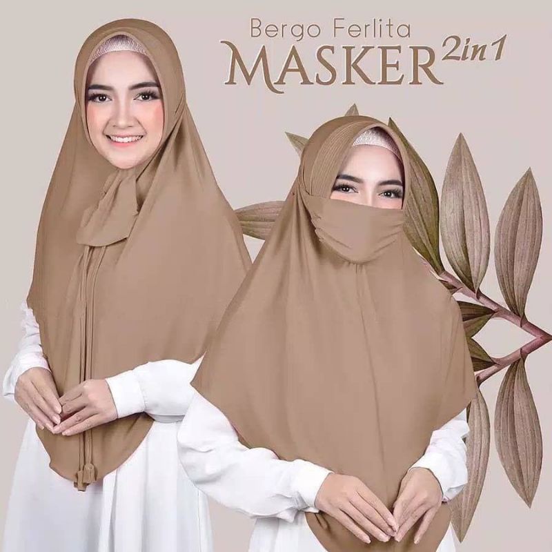 HIJAB BERGO MASKER- FERLITA