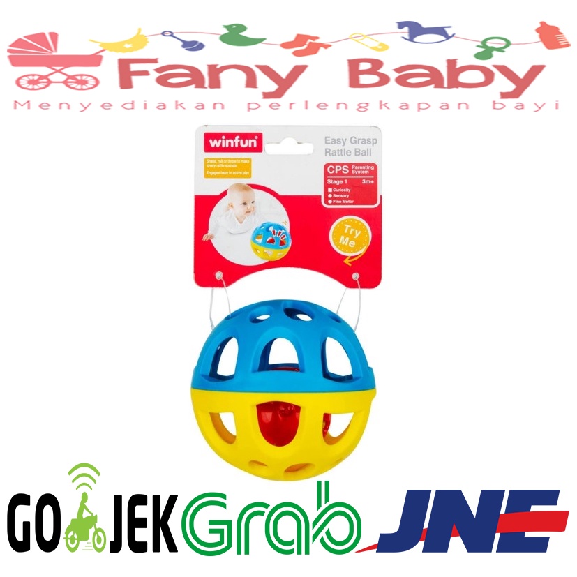 WINFUN EASY GRASP RATTLE BALL 000779-NI