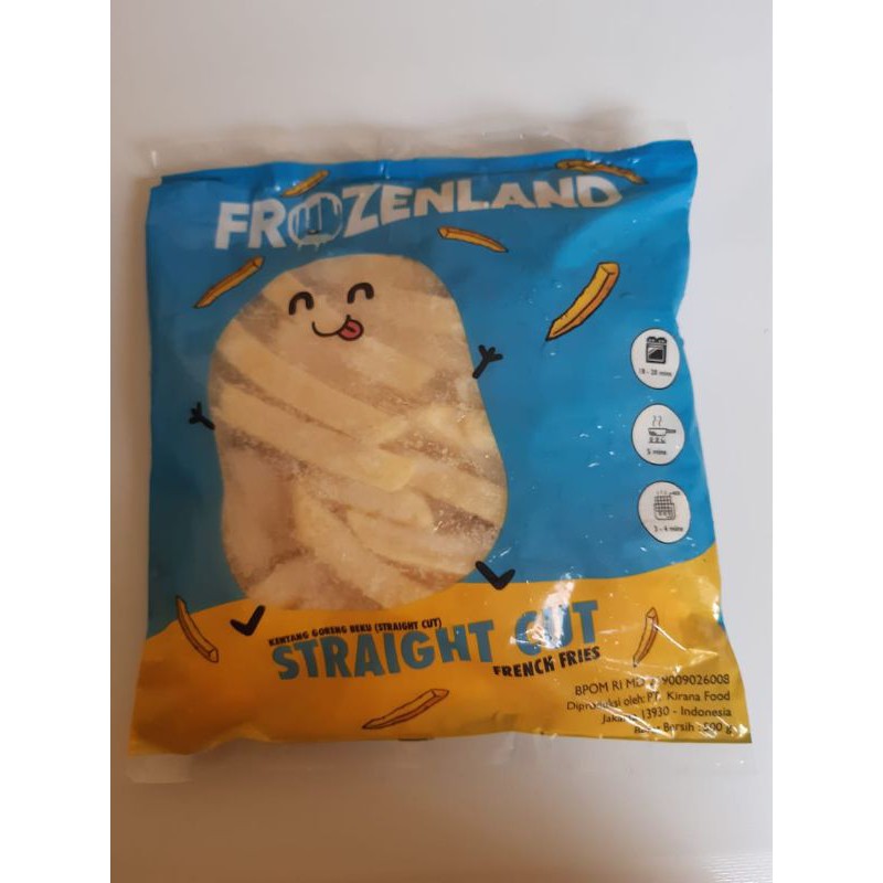 

frozenland straight cut berat 500 gr