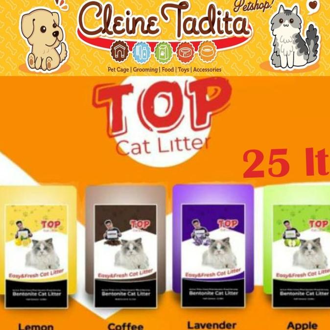 CLEINE TADITA - PASIR KUCING GUMPAL WANGI TOP CAT LITTER BAIM WONG 25L GER5464YU