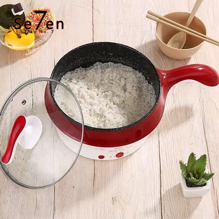 Multifunctional Electric Fry Pan Panci Listrik Panci Lapisan Keramik