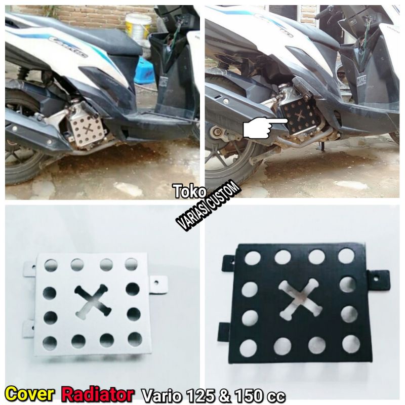 TUTUP RADIATOR VARIO 125/150 LED NEW BAHAN BAGUS