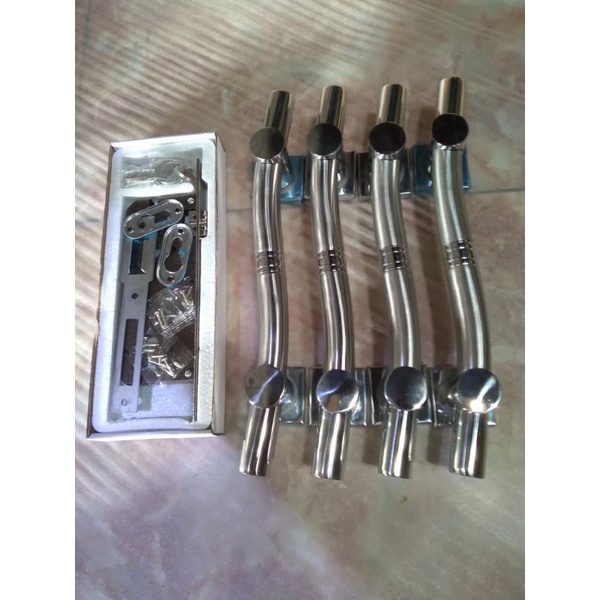 Jual handle pintu / gagang pintu minimalis panjng 33cm | Shopee Indonesia