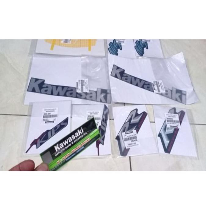 New striping stiker set ninja rr old biru Dongker 2009 original