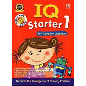 IQ Starter Activity Book for Nursery Learners (Age 3-4)