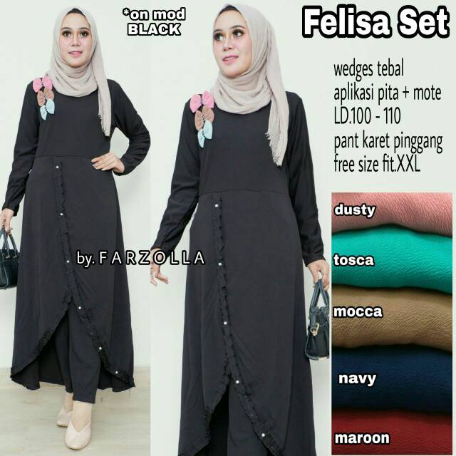 SETELAN CELANA FELISA SET