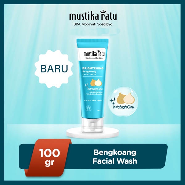 Mustika Ratu Brightening Bengkoang Facial Wash 40 g, 100 g_Cerianti