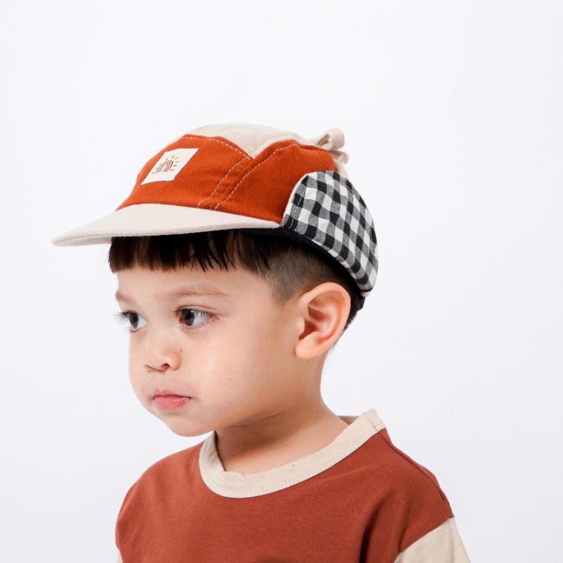 CAMPER HAT - Promo 8.8 Topi Basic Tali Anak Kids Cowok Cewek Laki Perempuan Unisex Kotak Lucu Murah Polos1