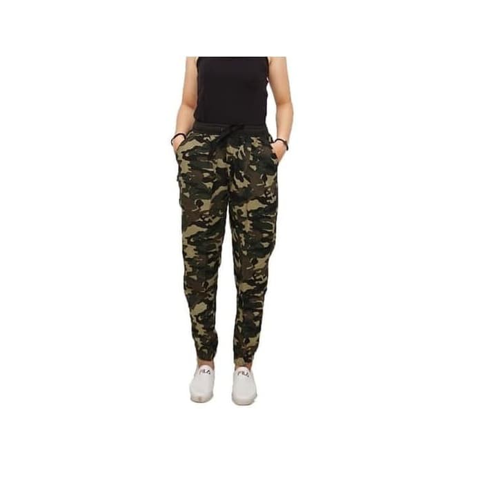 Celana Panjang Wanita Jogger Army Look Terkini - ARMENIA