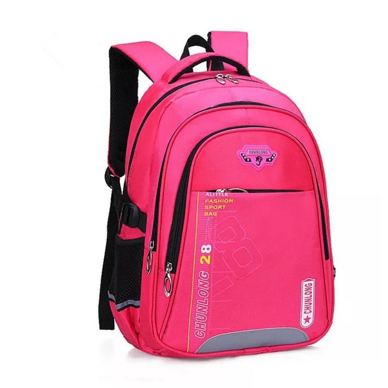 Tas ransel sekolah pria/wanita sd smp sma backpackfashion wanita pria chunlong