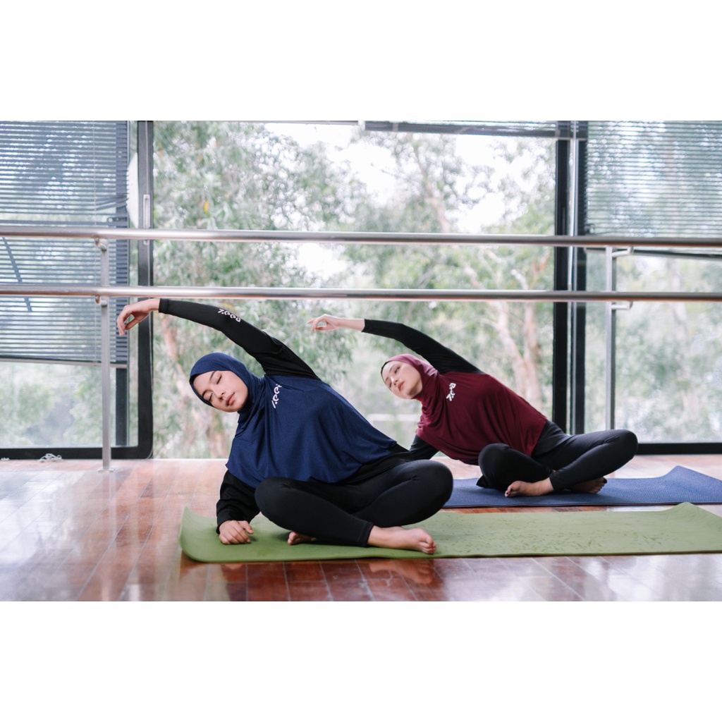 HIJAB SPORT PANJANG KERUDUNG SPORTY HAYFA P DAGLI JILBAB SPORT OLAHRAGA