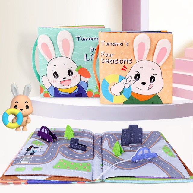 Soft Book Busy Book TUMAMA Buku Bantal Bayi