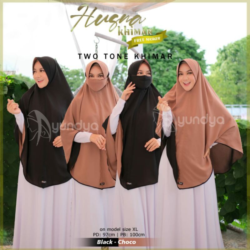 HIJAB INSTAN KHIMAR HUSNA || BOLAK BALIK || AYUNDYA