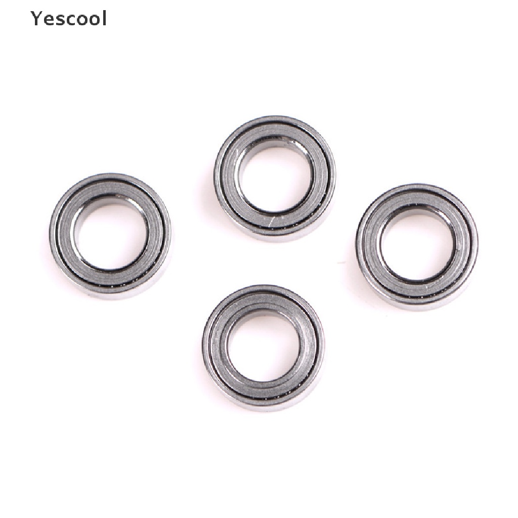Yescool 4pcs MR74ZZ ball bearing MR74ZZ 4x7 X 2.5 4x7 X 2.5mm Bahan metal