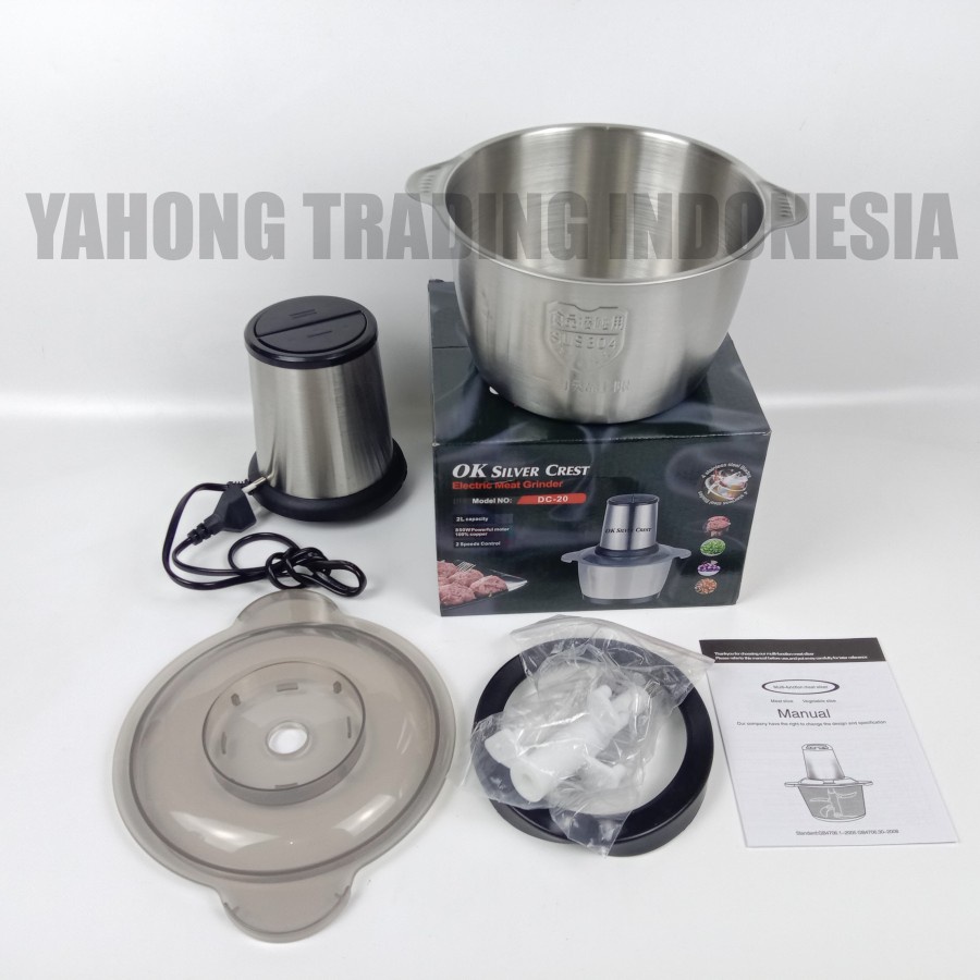 ELECTRIC MEAT GRINDER Blender Penggiling Daging dan Bumbu