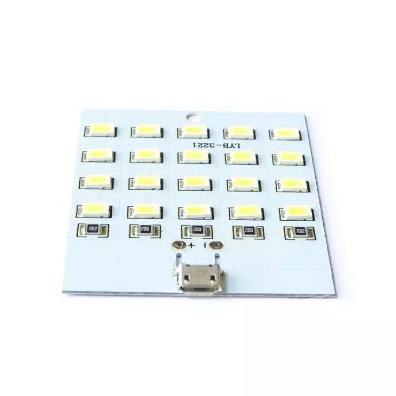 Lampu led micro usb 20 mata led lampu darurat/camping