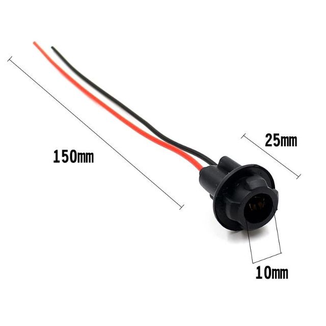 SOCKET FITTING LAMPU LED T10  Kualitas Tinggi Soket Tempat Lampu T10 Bohlam Steker Tempat Lampu komponen mobil dan motor