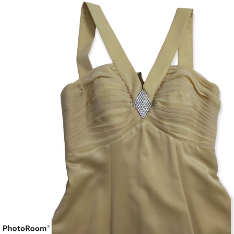 Long dress pesta wanita gaun pesta