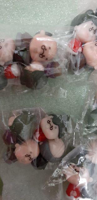 Tworsen 4pcs Miniatur Boneka Milny Grandpa Untuk Dekorasi Taman Miniatur