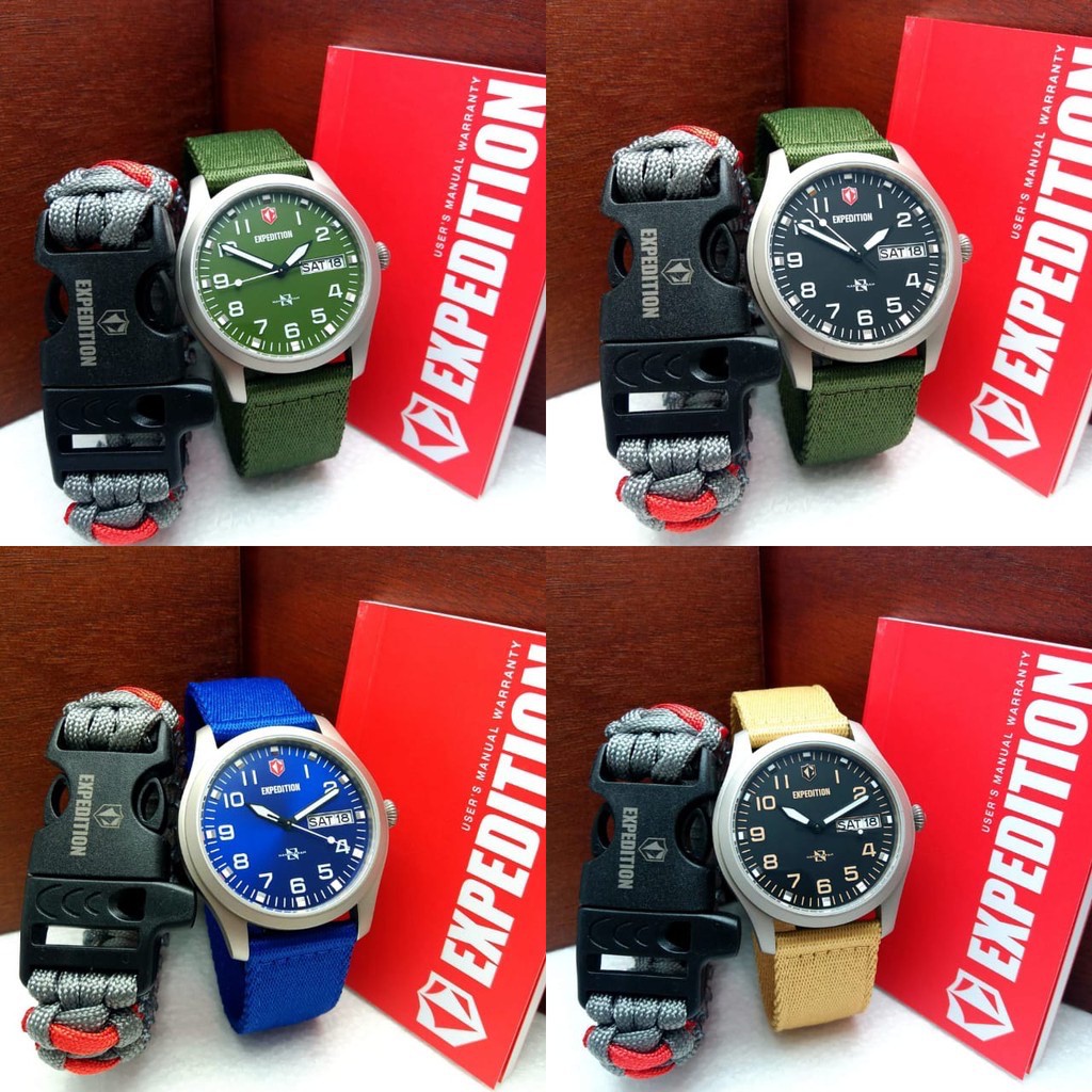 JAM TANGAN EXPEDITION PRIA E 6794 M ORIGINAL