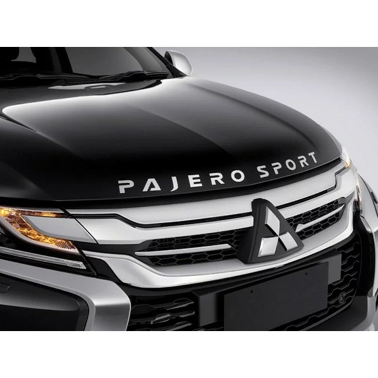 Emblem Logo Kap Mesin Pajero Sport Chrome