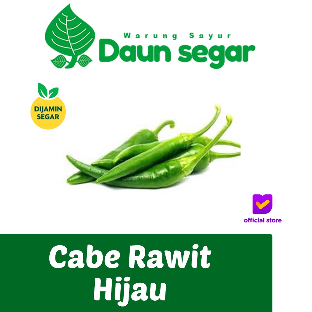 

Cabe Rawit hijau ijo rawit 100gram-1kg