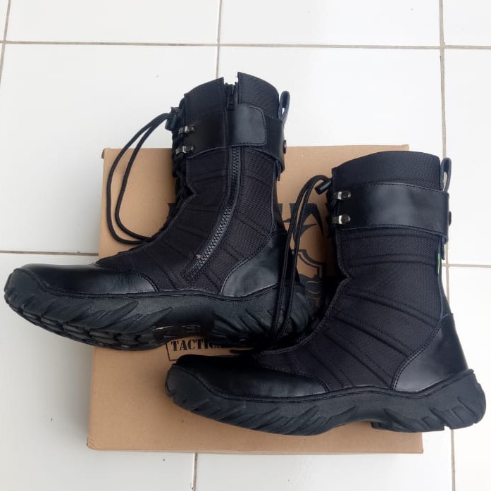 SEPATU PDL NINJA KULIT ASLI SEPATU PDL MERK MARCHAZ SEPATU PDL TNI POLRI SECURITY SATPAM SALPOL PP