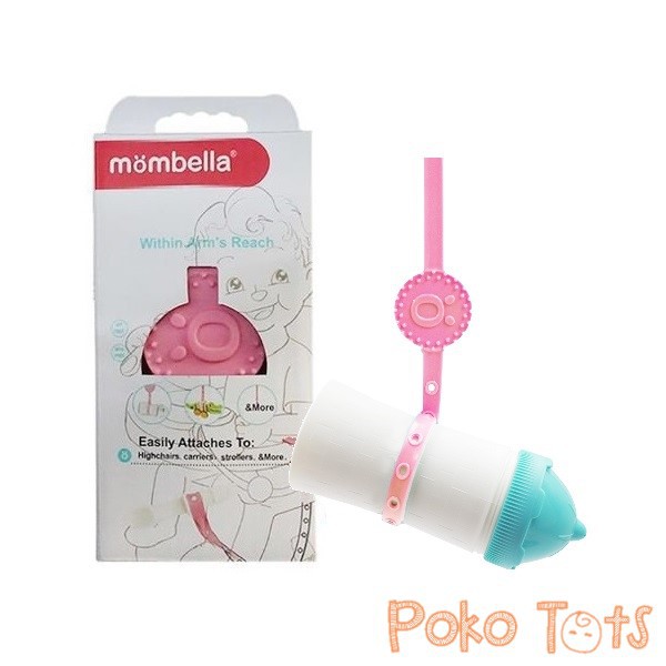 Mombella Within Arms Reach Teether Strap Gigitan Sekaligus Pacifier Strap