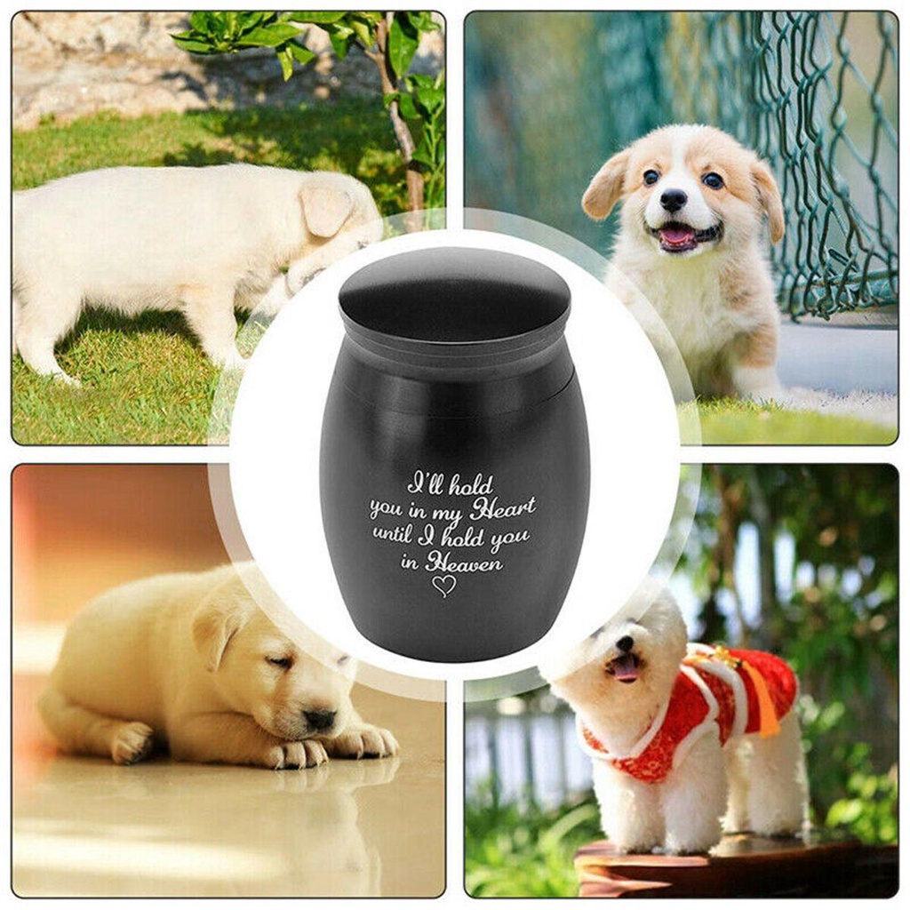 Toples Crem Pet Nanas Pet Kecil Pet Tercinta Aluminium Alloy Cremation Jar