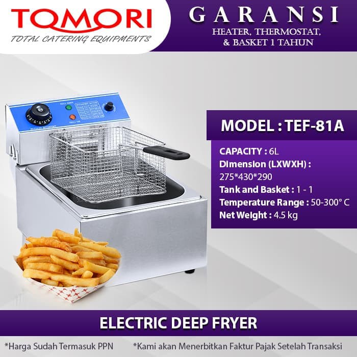 TOMORI Electric Deep Fryer TEF81A