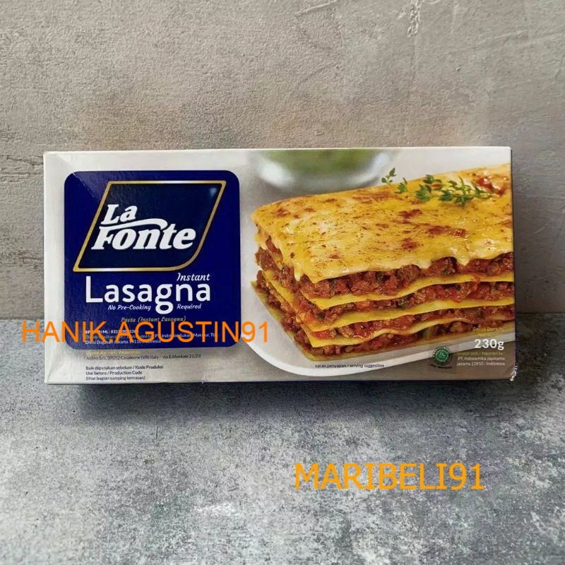 

La Fonte Lasagna 230gr - 1 Pc