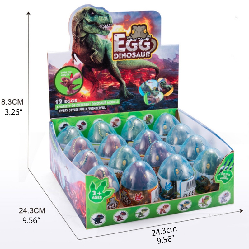 Mary Anak Mainan Puzzle Interaktif Jari Dinosaurus Warna Cerah Action Figure Portable Mainan Penggalian Arkeologis