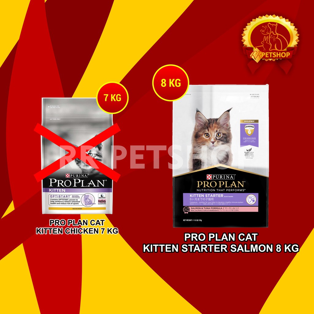 ProPlan Makanan Anak Kucing Pro Plan Kitten Starter Salmon &amp; Tuna 8KG