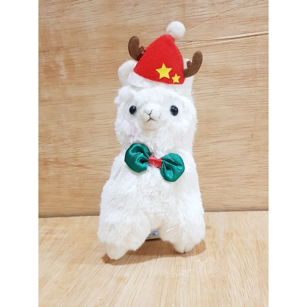 Boneka Alpaca Christmas Topi Santa Rusa Brand Alpacasso Amuse